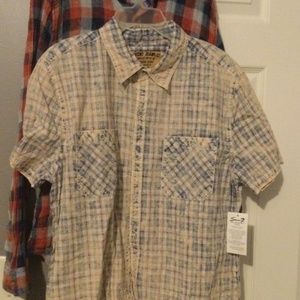 Seven Jean Men Shirts Sz Med